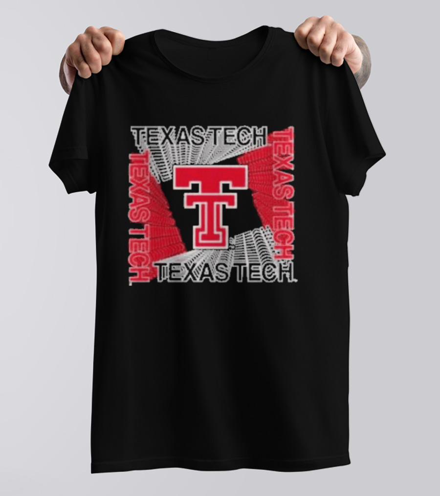 Texas Tech Red Raiders Double Cubism T-Shirt