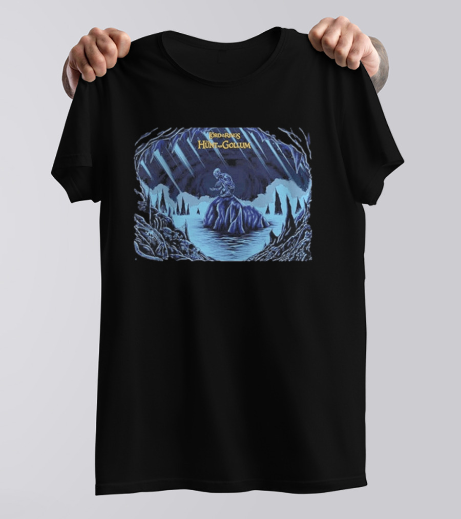 The Lord Of The Rings Hunt For Gollum Cavern Scene 2026 T-Shirt