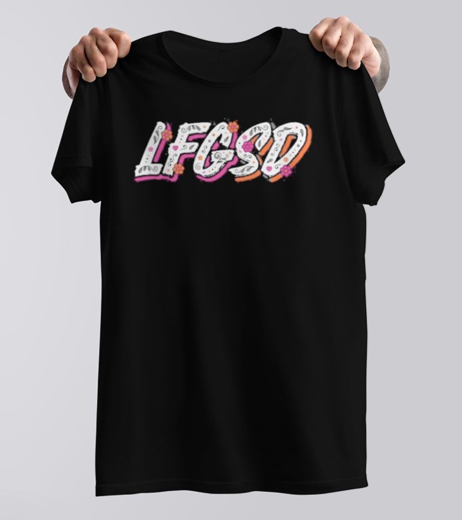 LFGSD Floral Inspired San Diego T-Shirt