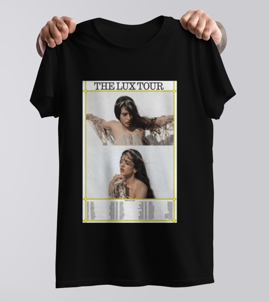 THE LUX TOUR Rosalía 2026 List T-Shirt
