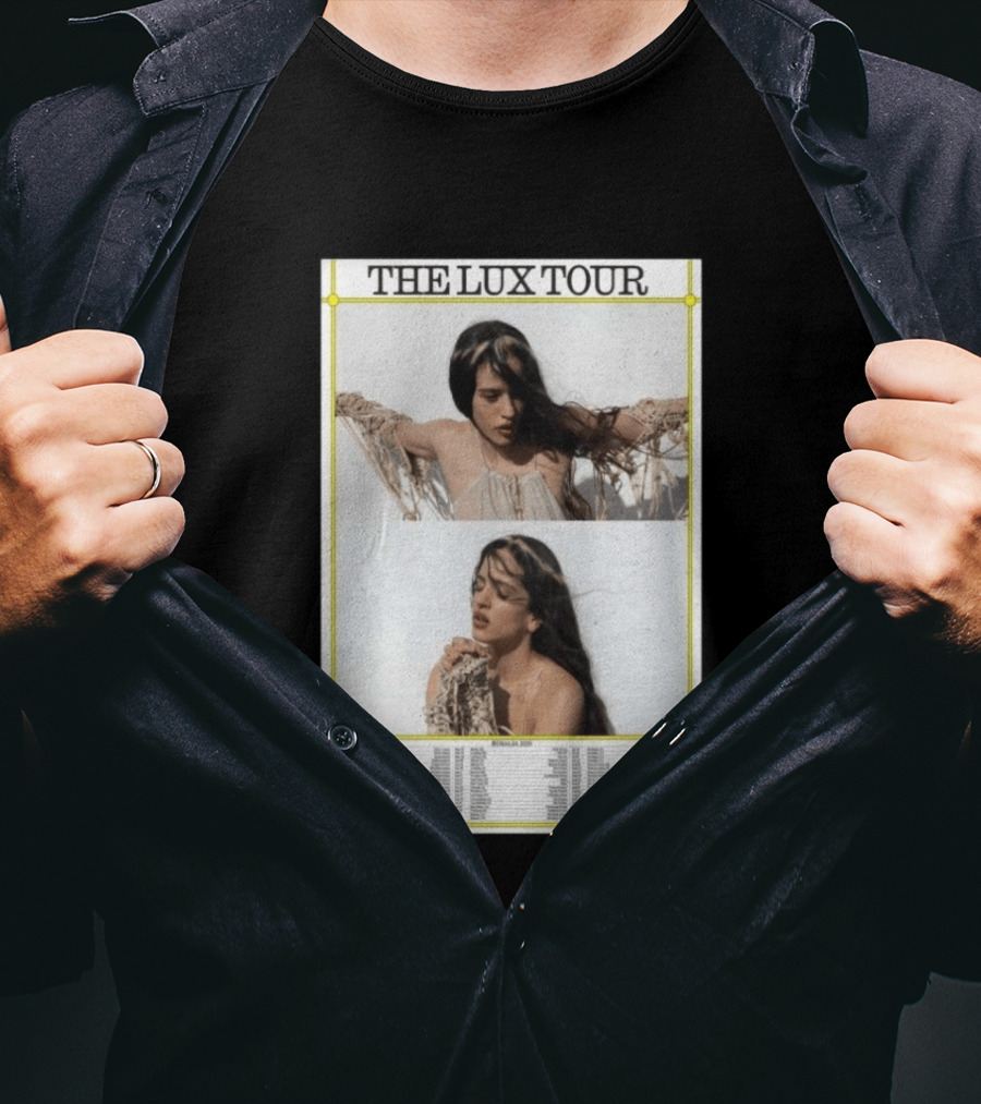 THE LUX TOUR Rosalía 2026 List T-Shirt