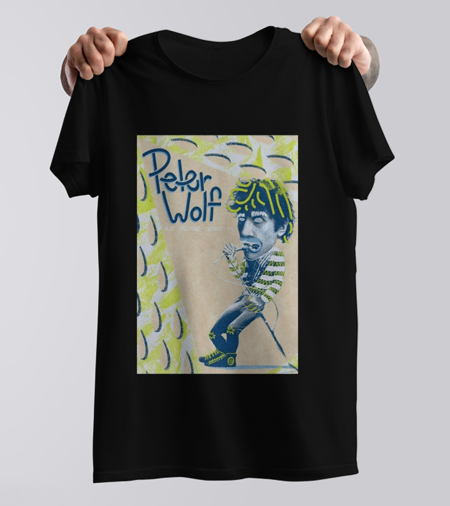 Peter Wolf Apr 17 Fillmore Detroit MI T-Shirt