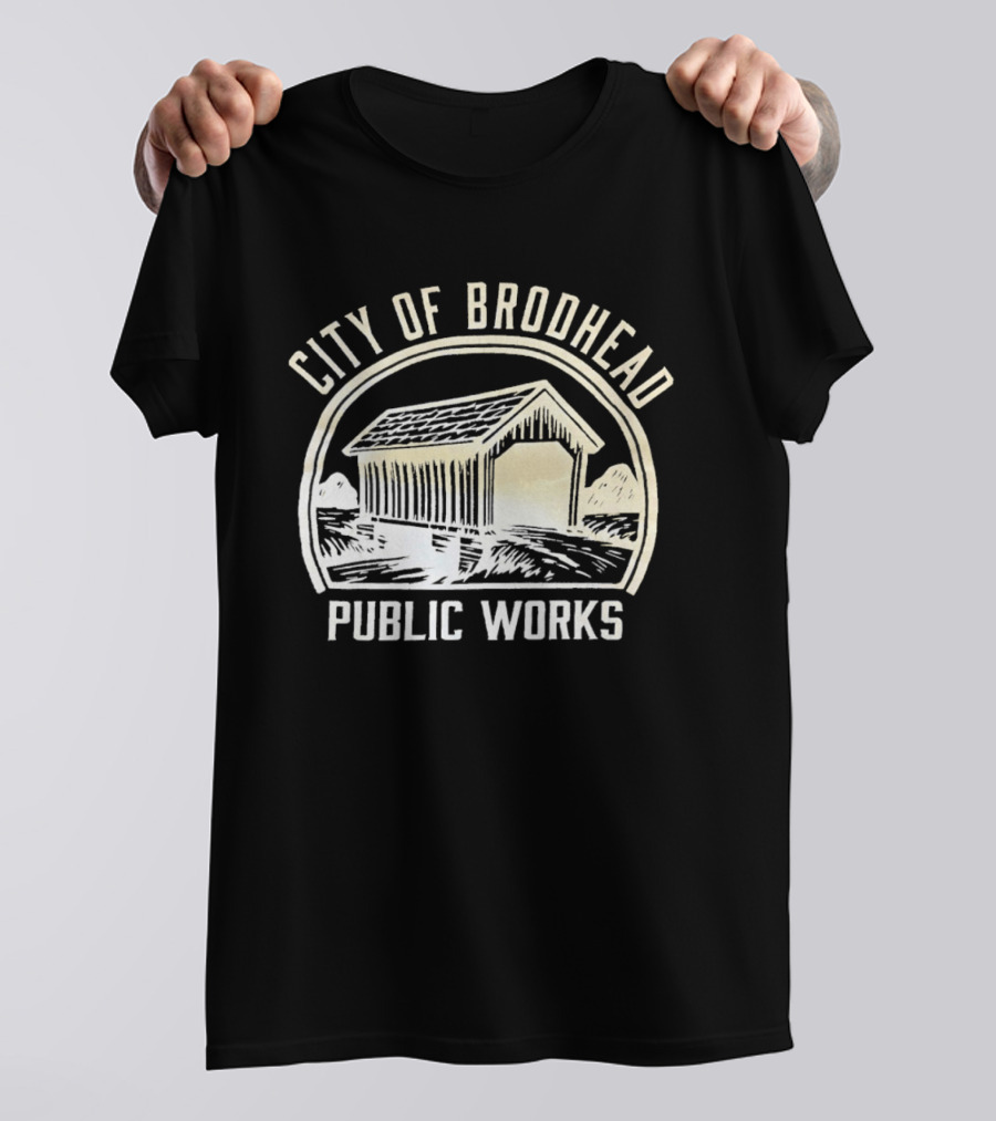City Of Brodhead Public Works Covered Bridge T-Shirt