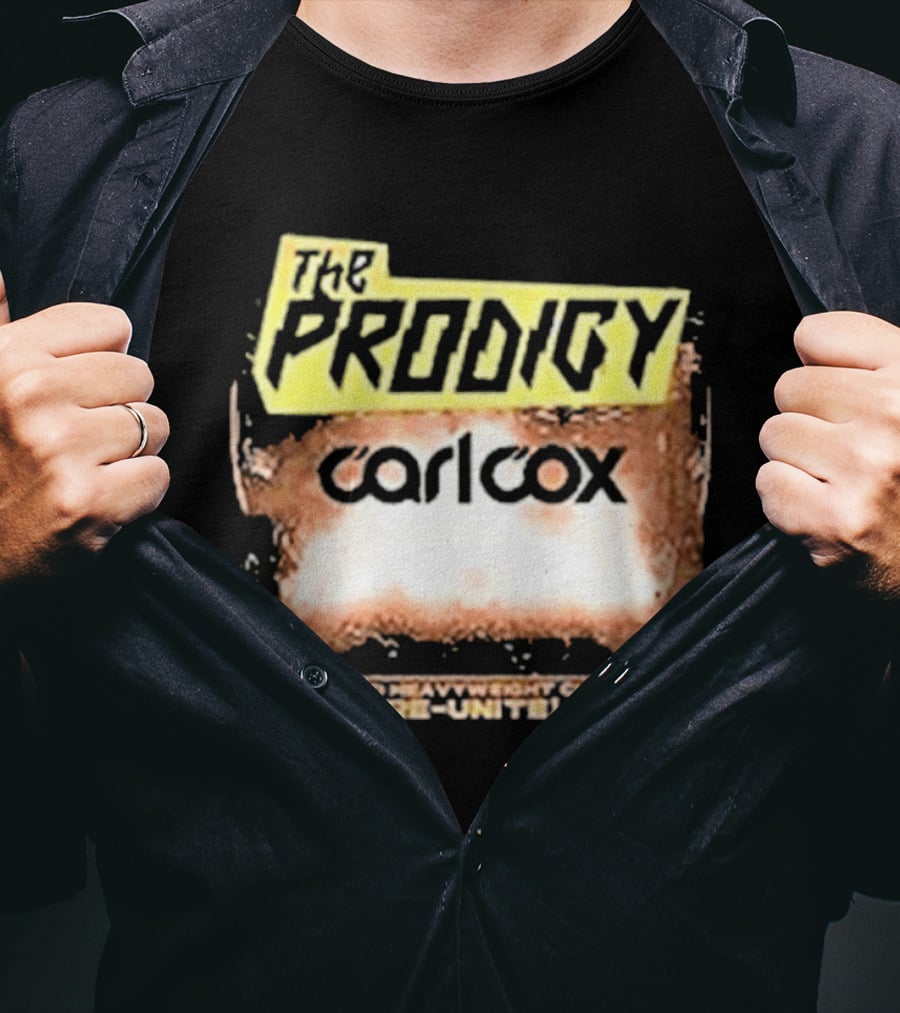 The Prodigy Carl Cox UK Ireland 2026 Tour Re United T-Shirt