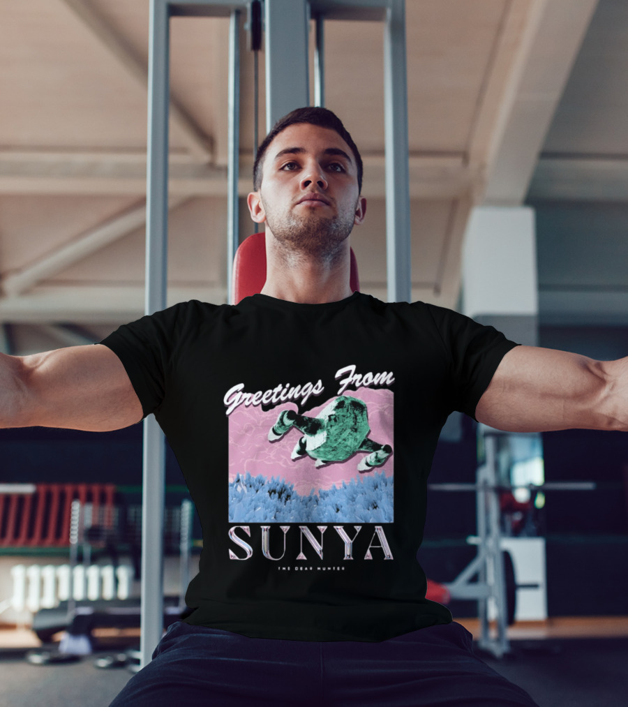 Greetings From Sunya The Dear Hunter Retro Futuristic T-Shirt