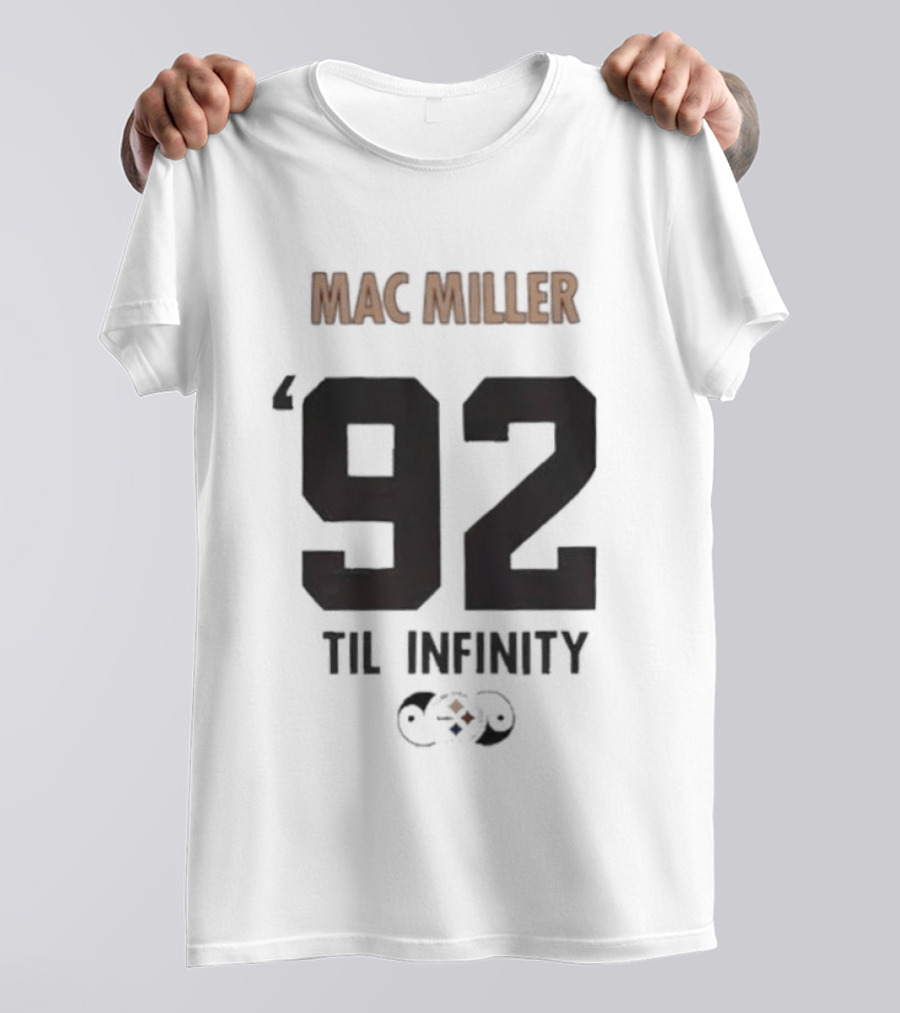 Pittsburgh Steelers Mitchell Ness Mac Miller 92 Til Infinity T-Shirt