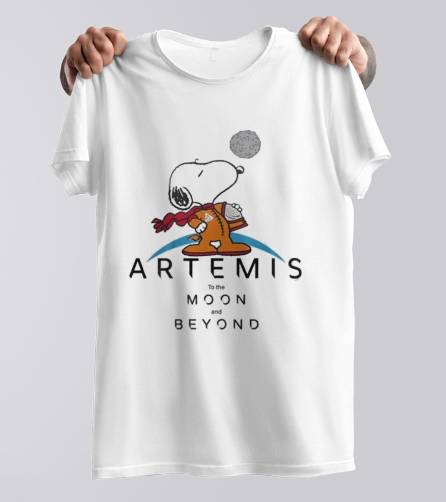 Snoopy Artemis To The Moon And Beyond 2026 T-Shirt