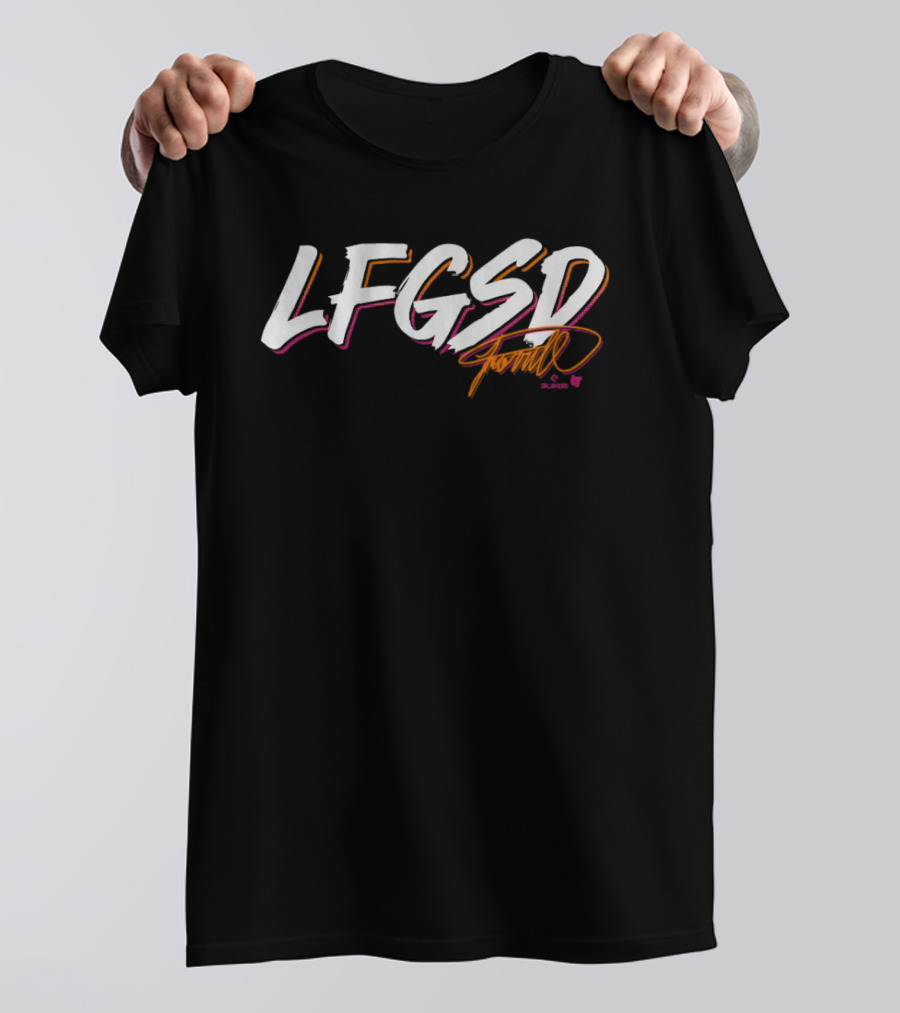 Jackson Merrill LFGSD Padres Inspired Baseball Team Sportswear T-Shirt