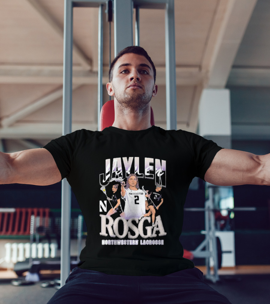 Jaylen Rosga Northwestern Lacrosse Player No. 2 T-Shirt