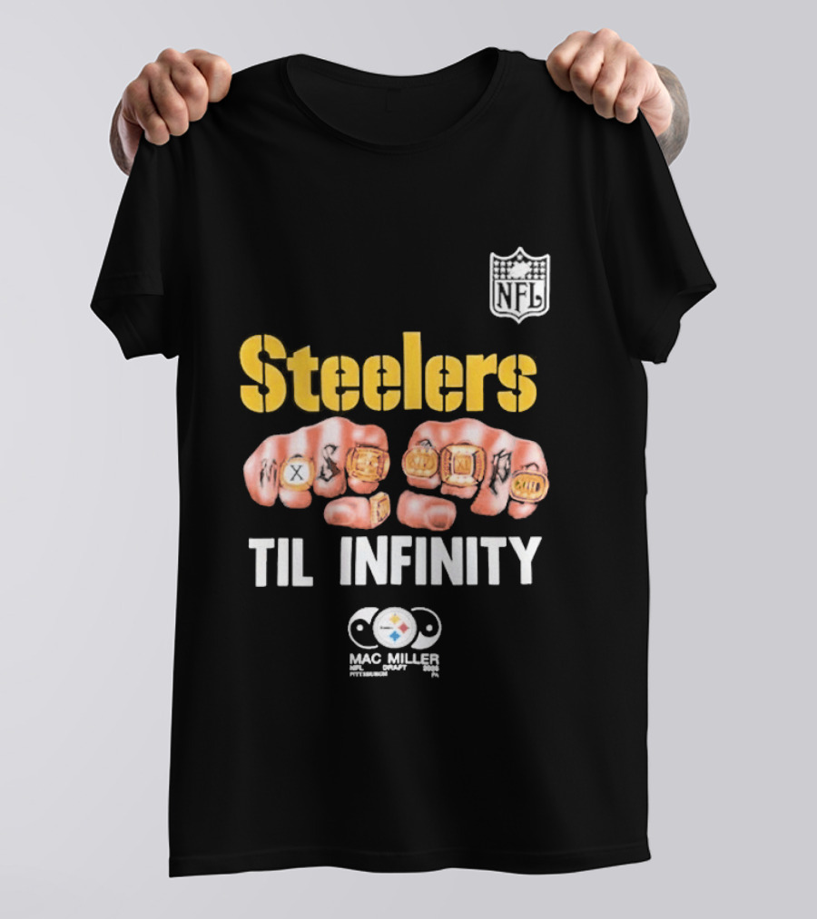 Steelers Til Infinity Mac Miller NFL T-Shirt