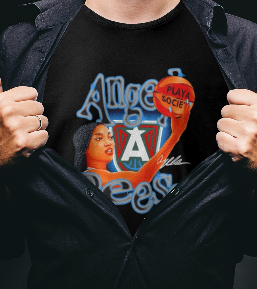 Angel Reese Atlanta Dream Playasocié WNBA T-Shirt