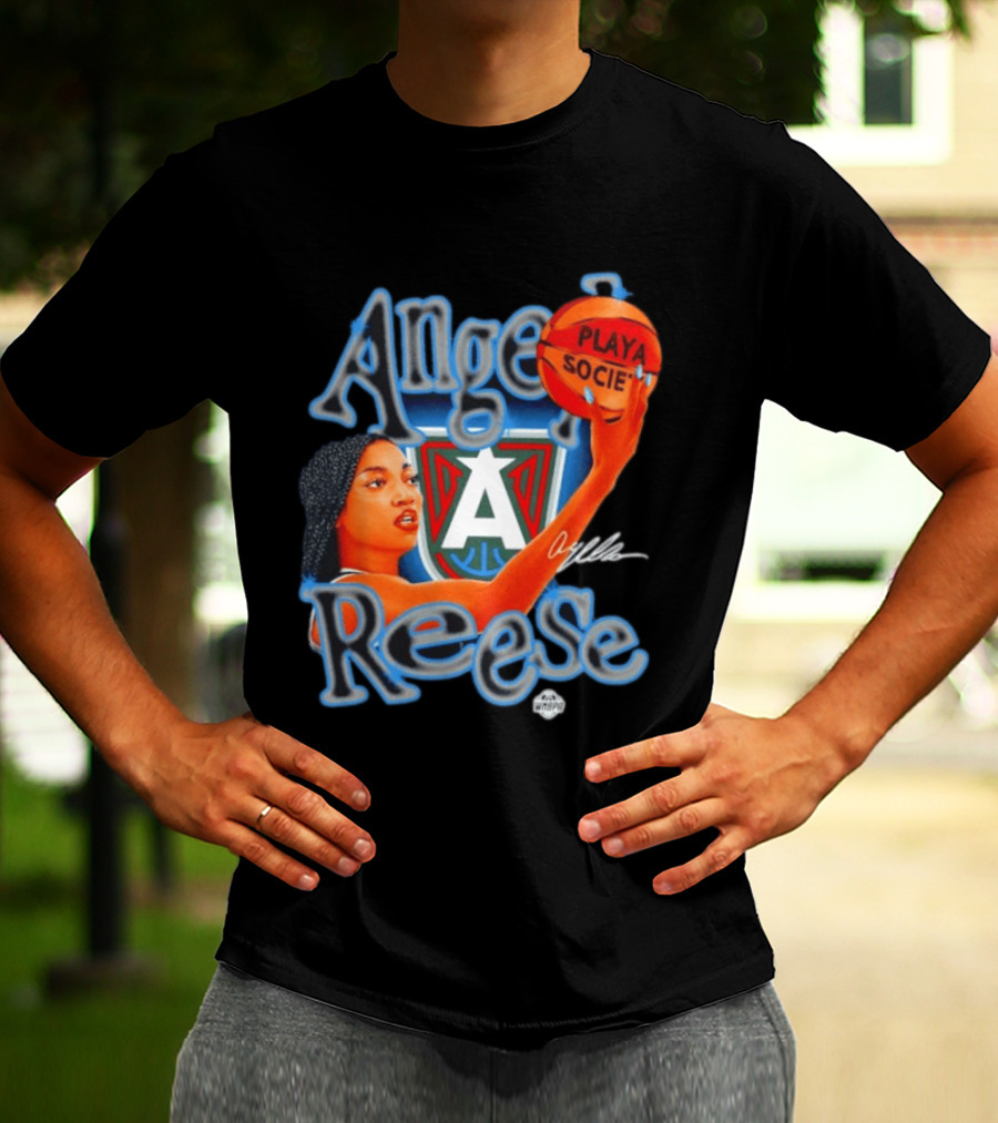 Angel Reese Atlanta Dream Playasocié WNBA T-Shirt