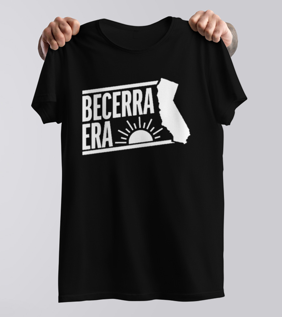 Becerra Era California Sun State Outline 2026 T-Shirt