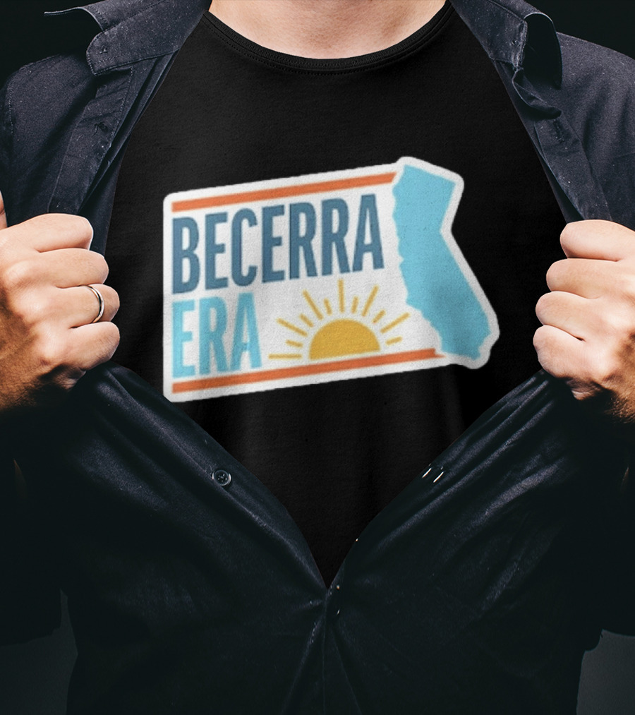 Becerra Era California Celebration Sunburst T-Shirt