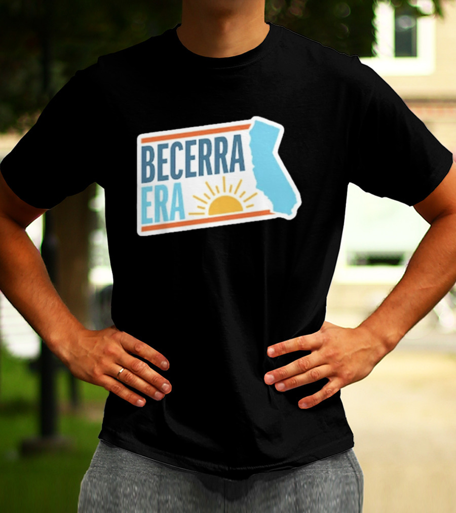 Becerra Era California Celebration Sunburst T-Shirt