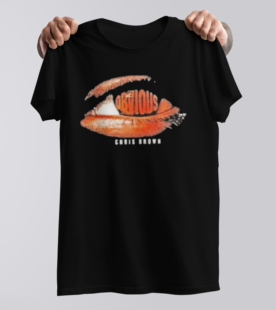 Chris Brown Obvious Eye Lip T-Shirt