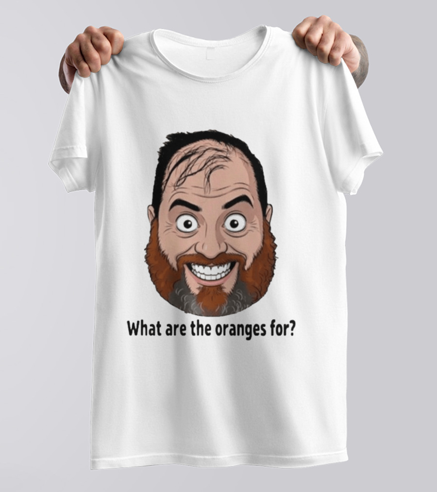Camelcast What Are The Oranges For Meme Face T-Shirt