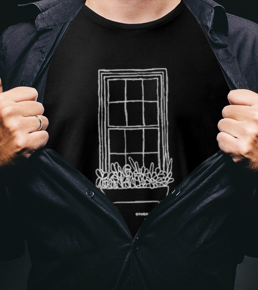 Dan Campbell Window Flower Box Sketch T-Shirt