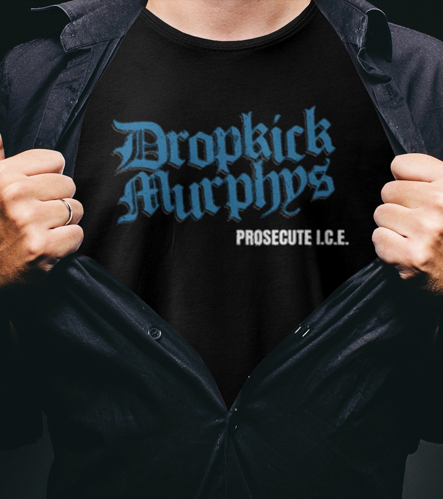 Dropkick Murphys Prosecute I.C.E Tour Lyric T-Shirt
