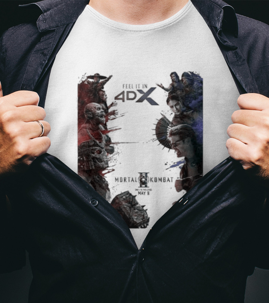 Mortal Kombat II 4DX Exclusive In Theaters May 8 2026 T-Shirt