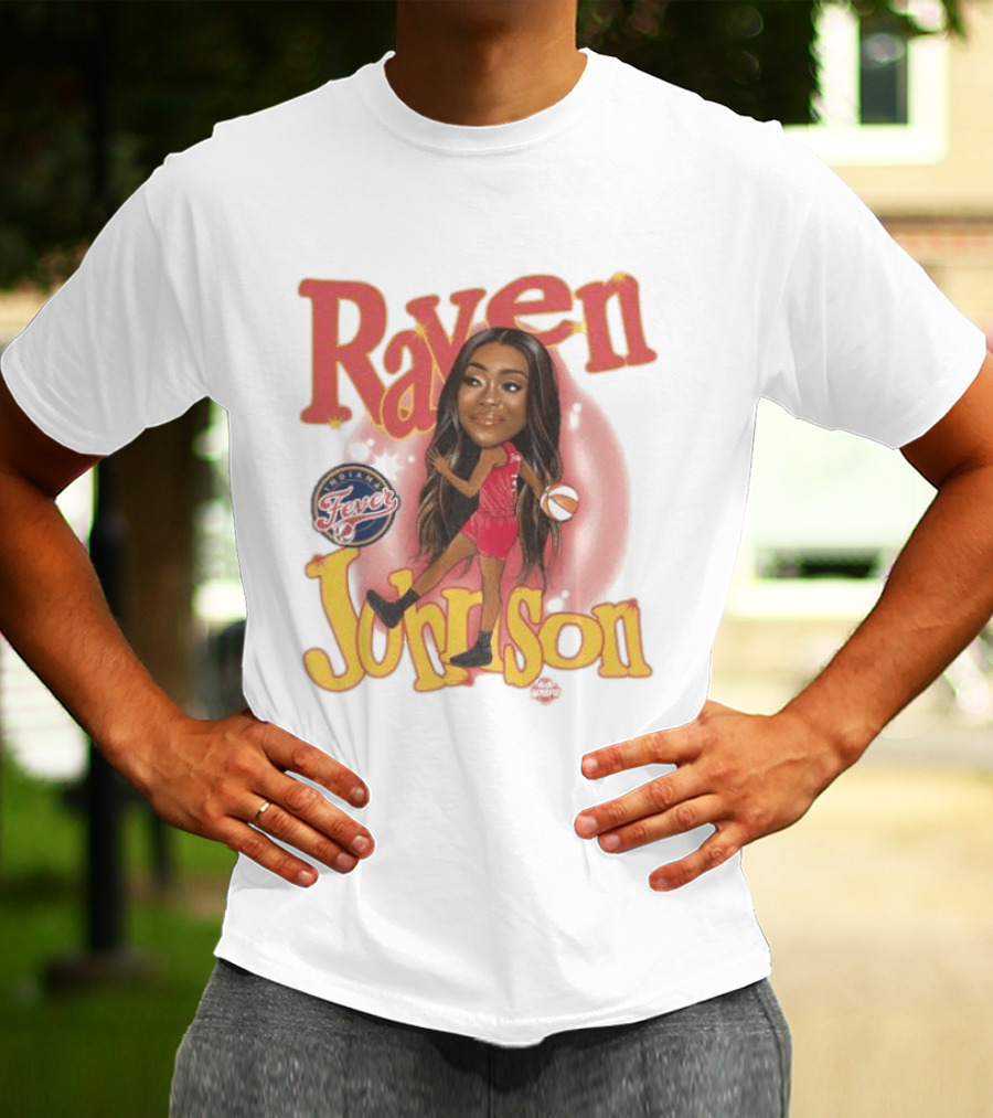 Raven Johnson Indiana Fever WNBA Basketball T-Shirt
