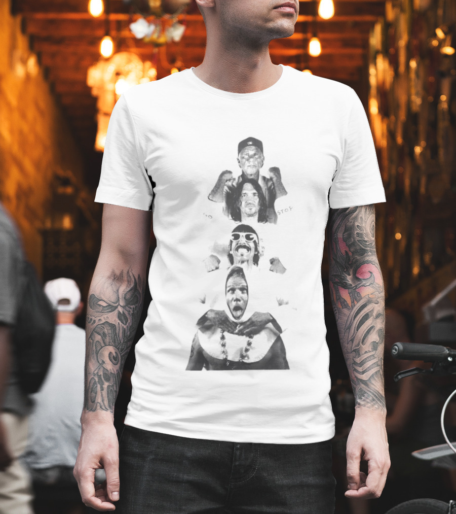 Red Hot Chili Peppers Unlimited Love World Tour 2023 Four Wise T-Shirt