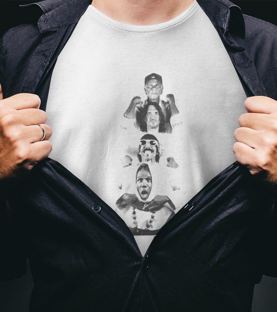 Red Hot Chili Peppers Unlimited Love World Tour 2023 Four Wise T-Shirt