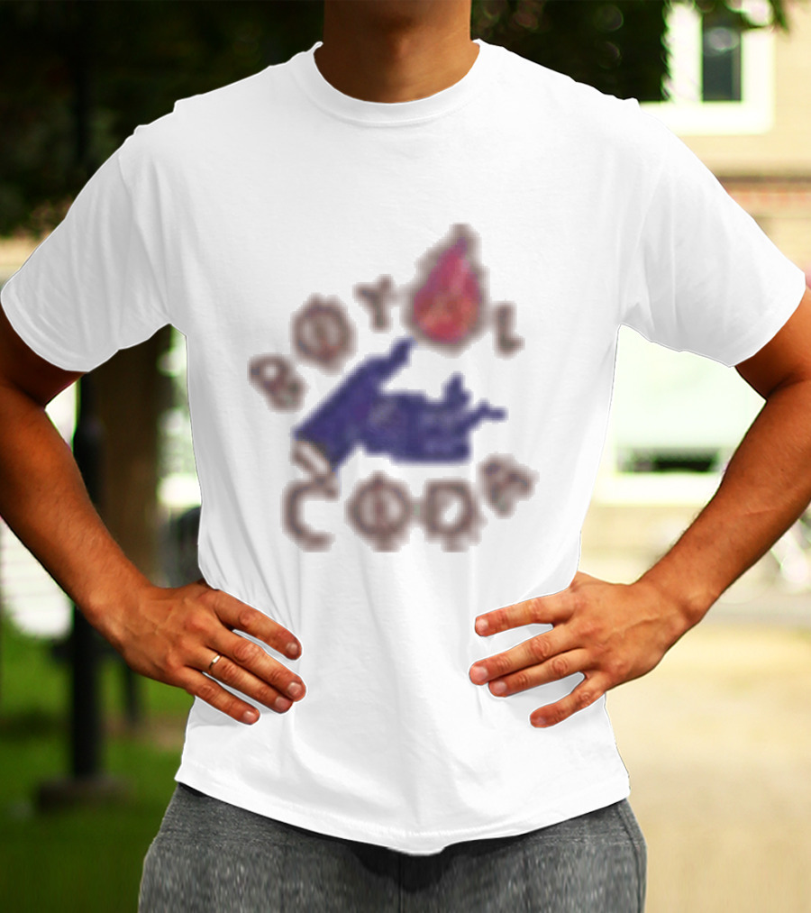 Boys Of Color Indigo Flame And Hand T-Shirt