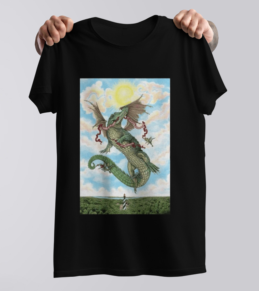 Goose St. Augustine Amphitheatre Concert April 18 19 2026 Flying Dragon And Lighthouse T-Shirt