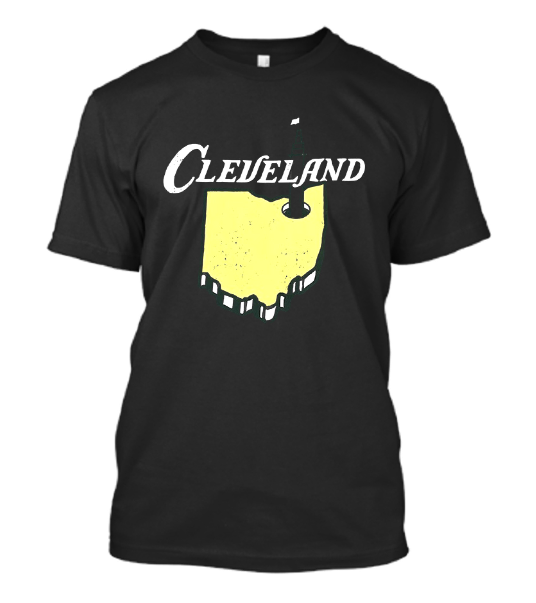 Cleveland Golf 2026 Ohio Map Tower T-Shirt