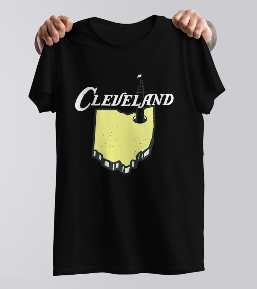 Cleveland Golf 2026 Ohio Map Tower T-Shirt