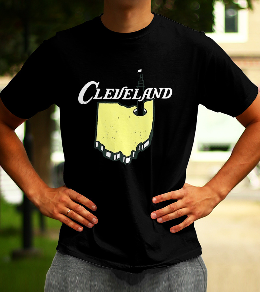 Cleveland Golf 2026 Ohio Map Tower T-Shirt