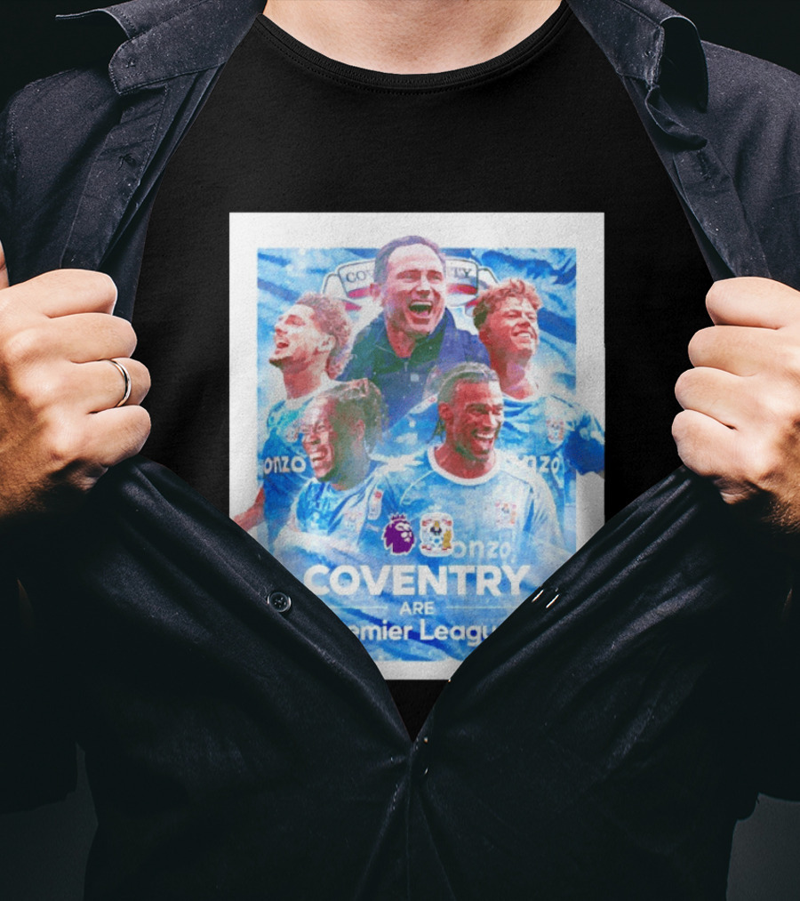 Coventry City FC Premier League Players Coventry Are Premier League T-Shirt