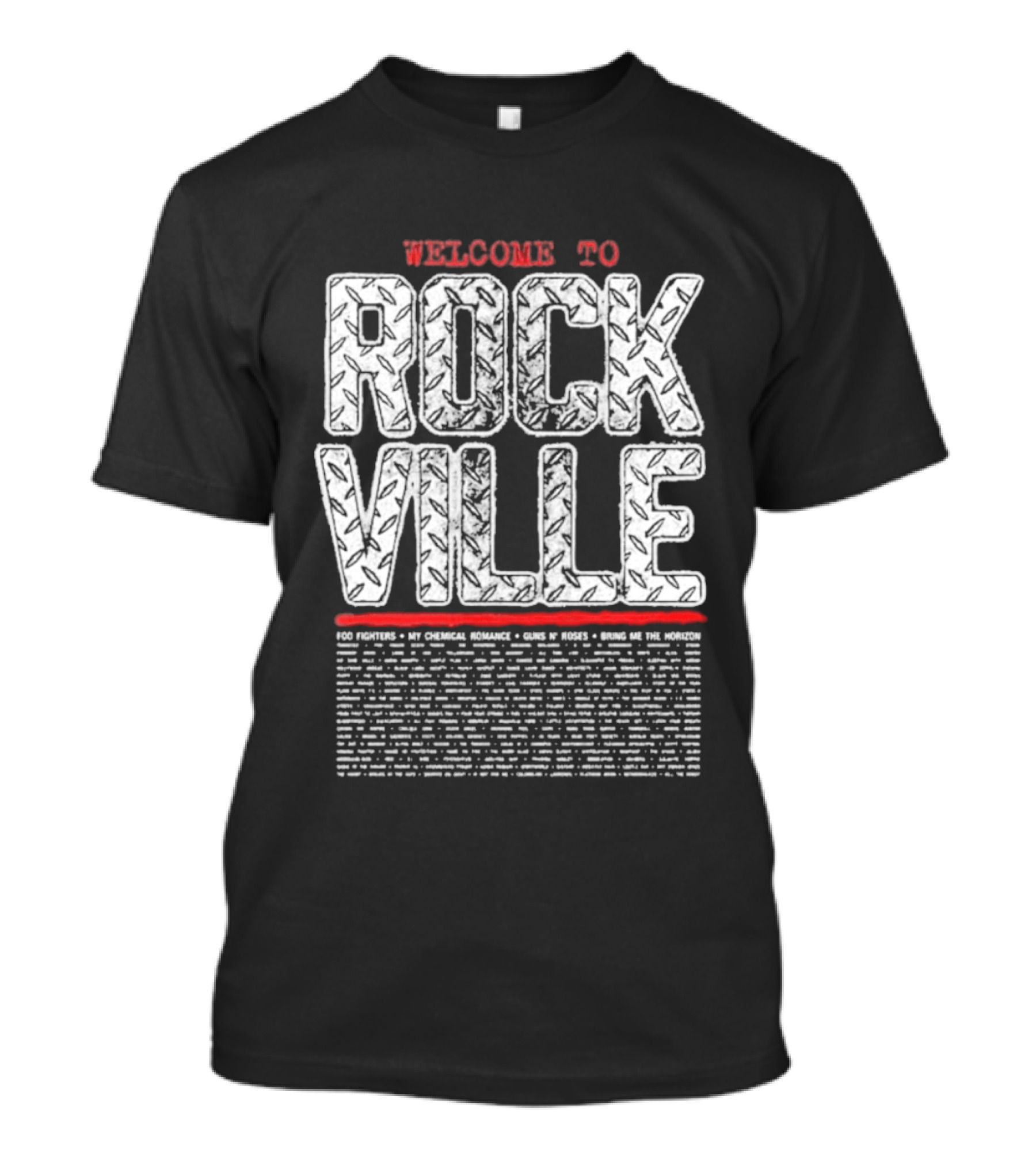 Welcome To Rockville Diamond Plate Daytona Beach FL May 7 To 10 2026 T-Shirt