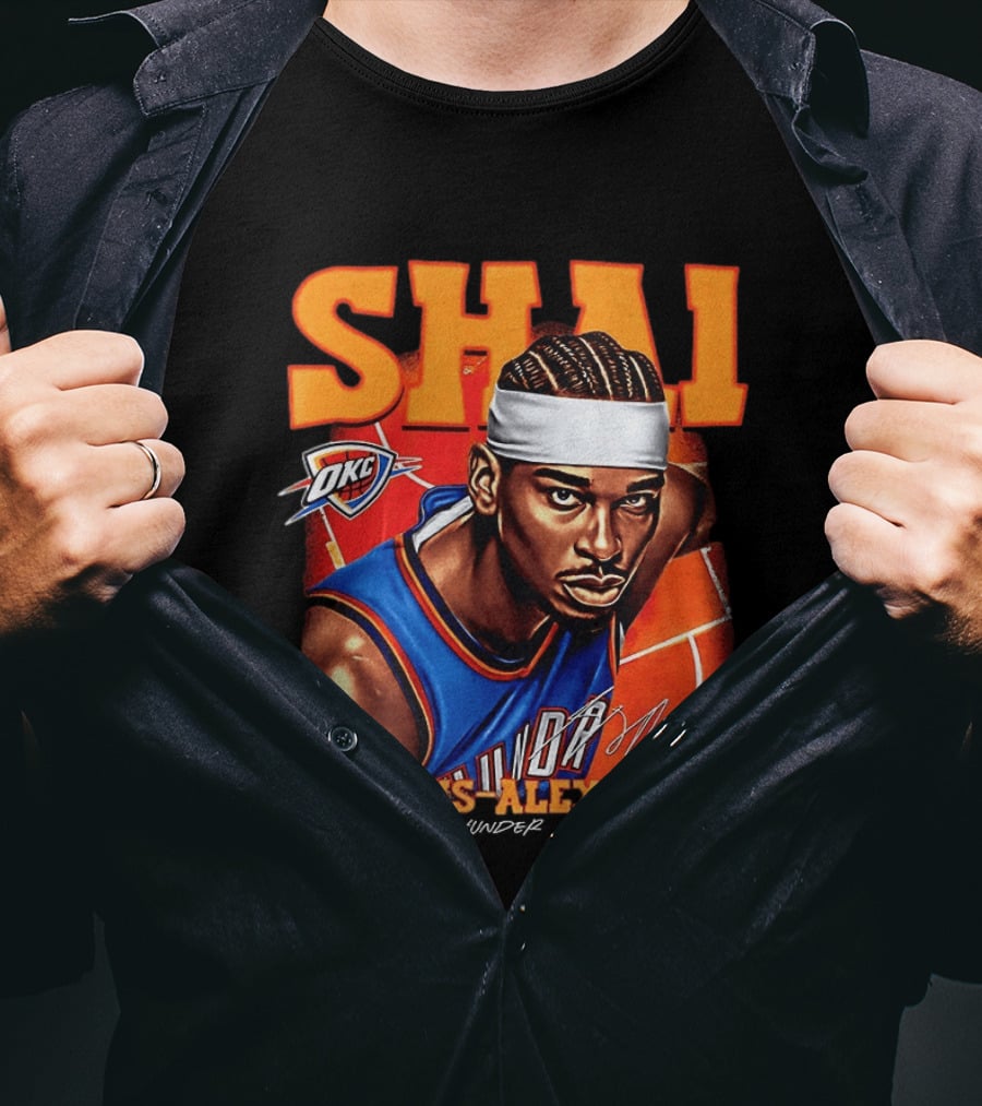 Shai Gilgeous Alexander Oklahoma City Thunder NBA OKC Basketball T-Shirt