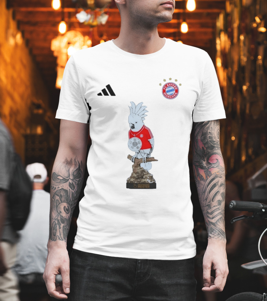 Fc Bayern München Deutscher Meister 2026 Cockatoo Champion Bundesliga T-Shirt
