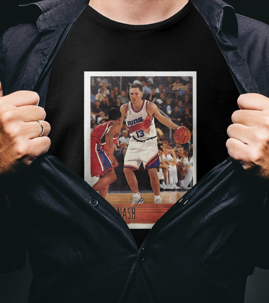 Steve Nash Phoenix Suns Topps NBA Card 13 T-Shirt