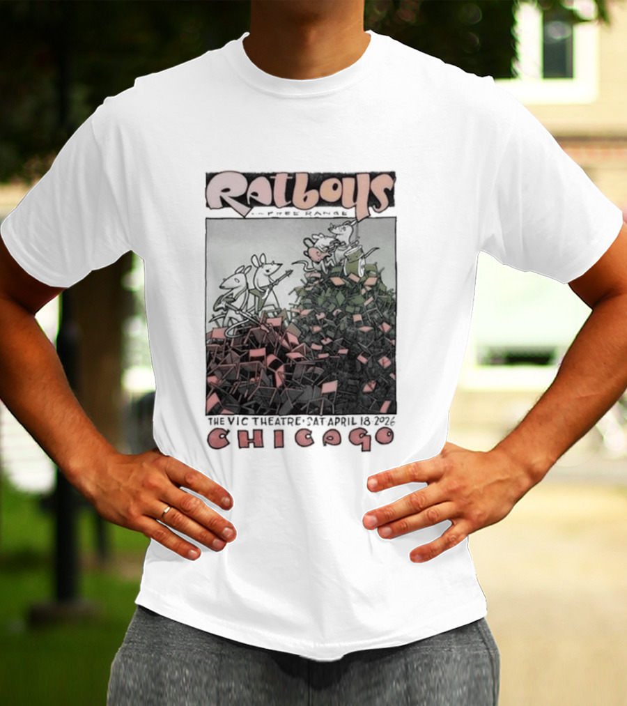 Ratboys Live At The Vic Theatre April 18 2026 Chicago IL T-Shirt