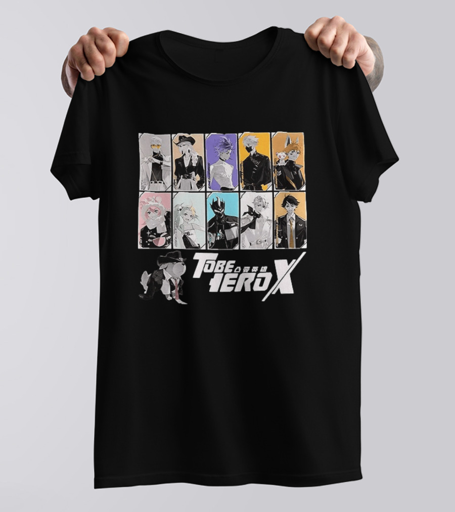 To Be Hero X Character Lineup Top 10 Heroes T-Shirt