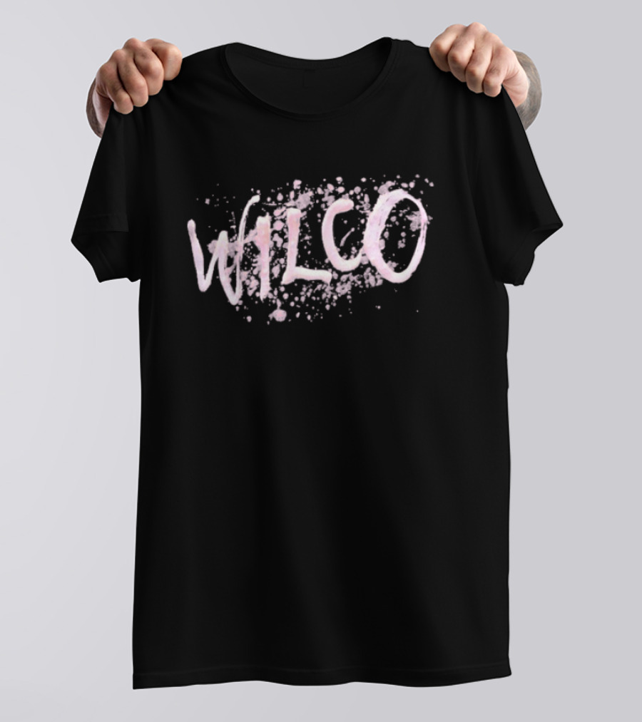Wilco Paint Splatter Pink T-Shirt