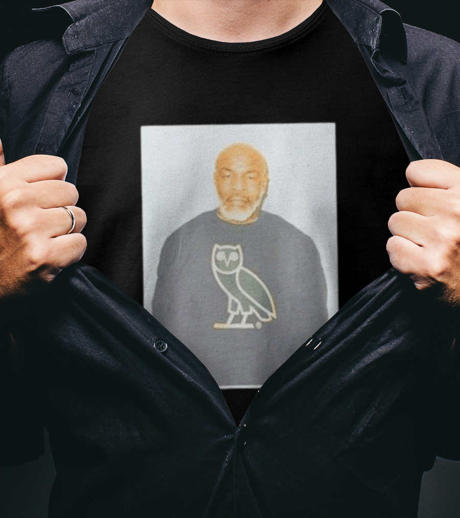 Drake OVO Owl Mike Tyson Photo T-Shirt