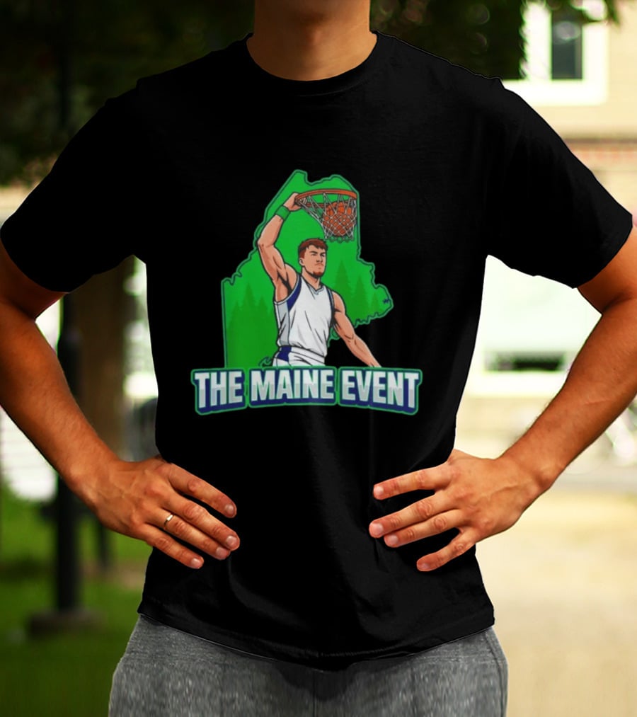 The Maine Event Basketball Dunking Athlete T-Shirt