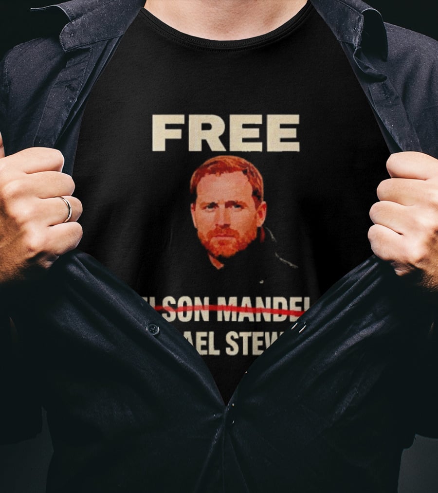 Free Michael Stewart Manchester United T-Shirt