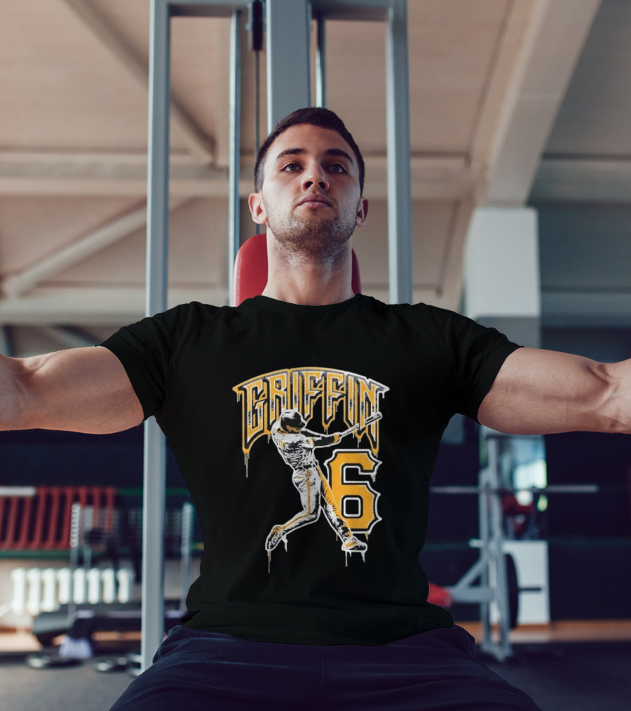 Konnor Griffin 6 Pittsburgh Pirates Dynamic Swinging Player T-Shirt