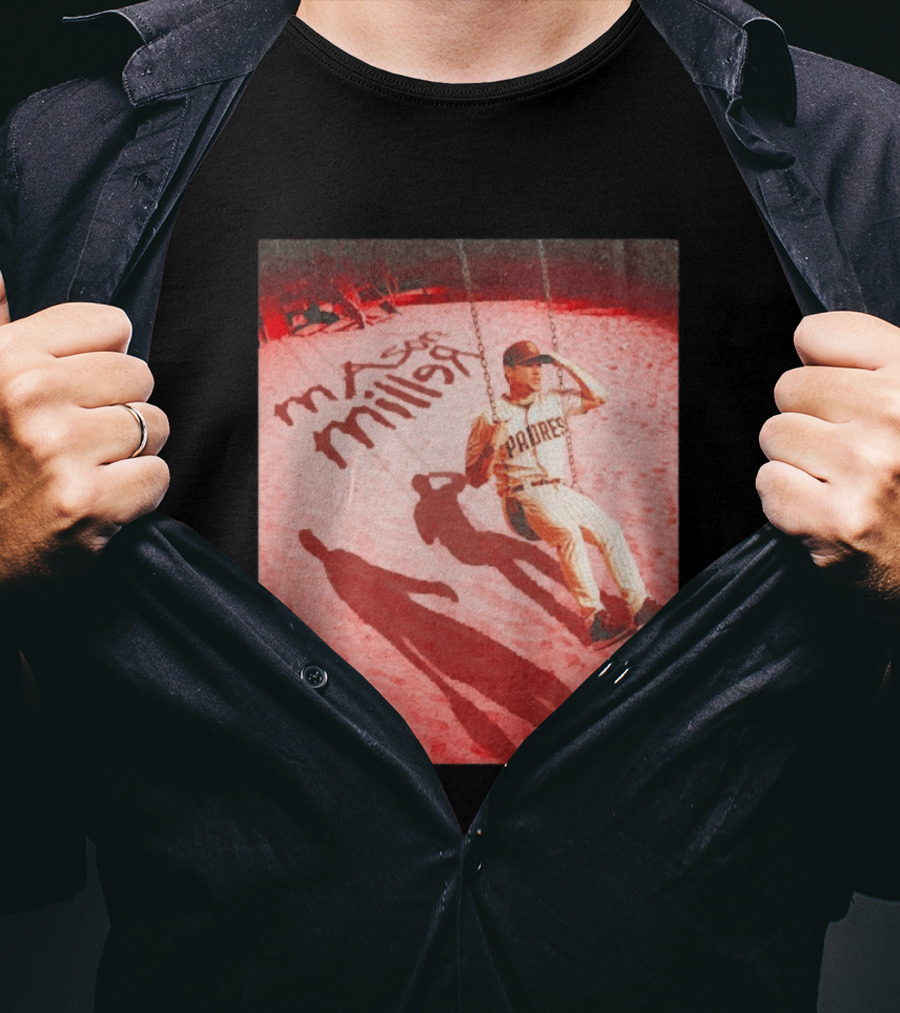 Mason Miller Padres MLB Reaper With Strikeout Advisory Unhittable T-Shirt