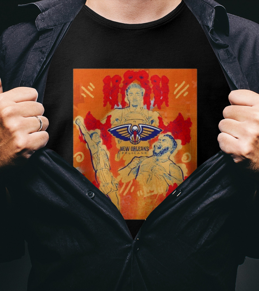 New Orleans Pelicans Supporting The Home Team With Passion And Spirit T-Shirt