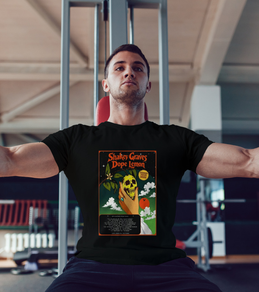 Shakey Graves Dope Lemon Summer Tour 2026 With Texino Support T-Shirt