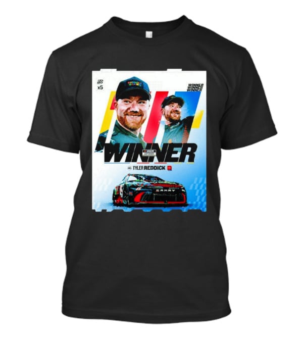 Winner Tyler Reddick NASCAR Kansas Speedway Victory Car Chevrolet Camaro T-Shirt