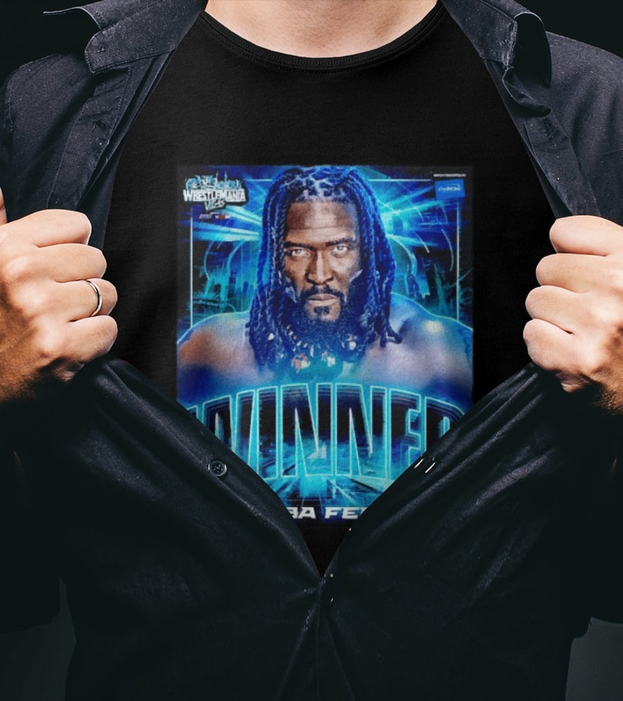 Winner WWE Superstar Oba Femi WrestleMania 42 Vegas Victory T-Shirt