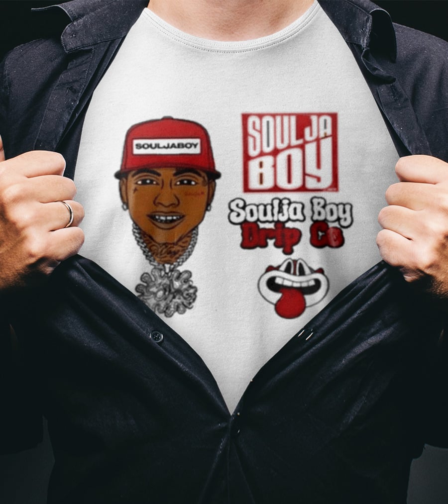 Soulja Boy Drip Co Tour 2026 Grills And Hat Collection T-Shirt